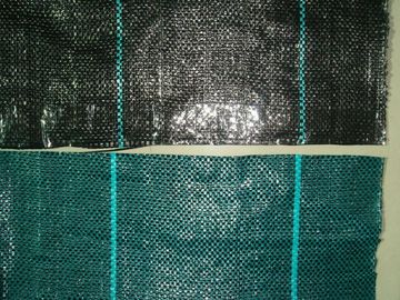 Stuoia domestica del tessuto tessuta pp/erbaccia della copertura al suolo del PE del giardino, nera