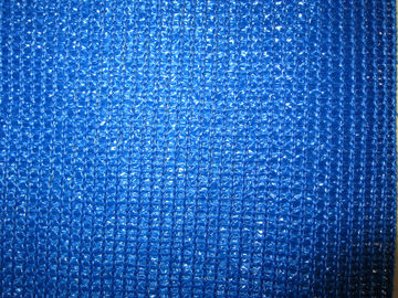 Reticolato di plastica blu del recinto