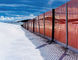 Reticolato arancio di sicurezza di costruzione del recinto della neve PE/dei pp, griglia del diamante