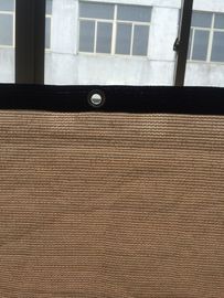 Reticolato di plastica con ANTI UV, cortile Gaden del recinto di segretezza di Brown
