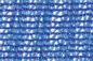 Tonalità di plastica blu del giardino che cattura con la rete Raschel tricottato con permeabilità all'aria